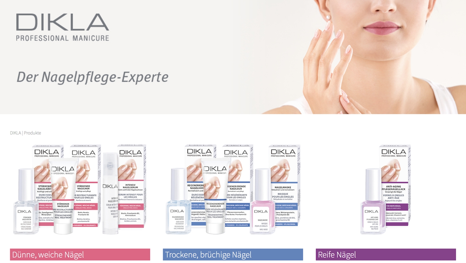 DIKLA Nagelpflege - optimale Pflege für Problemnägel! DIKLA Nagelpflege - optimale Pflege für Problemnägel!