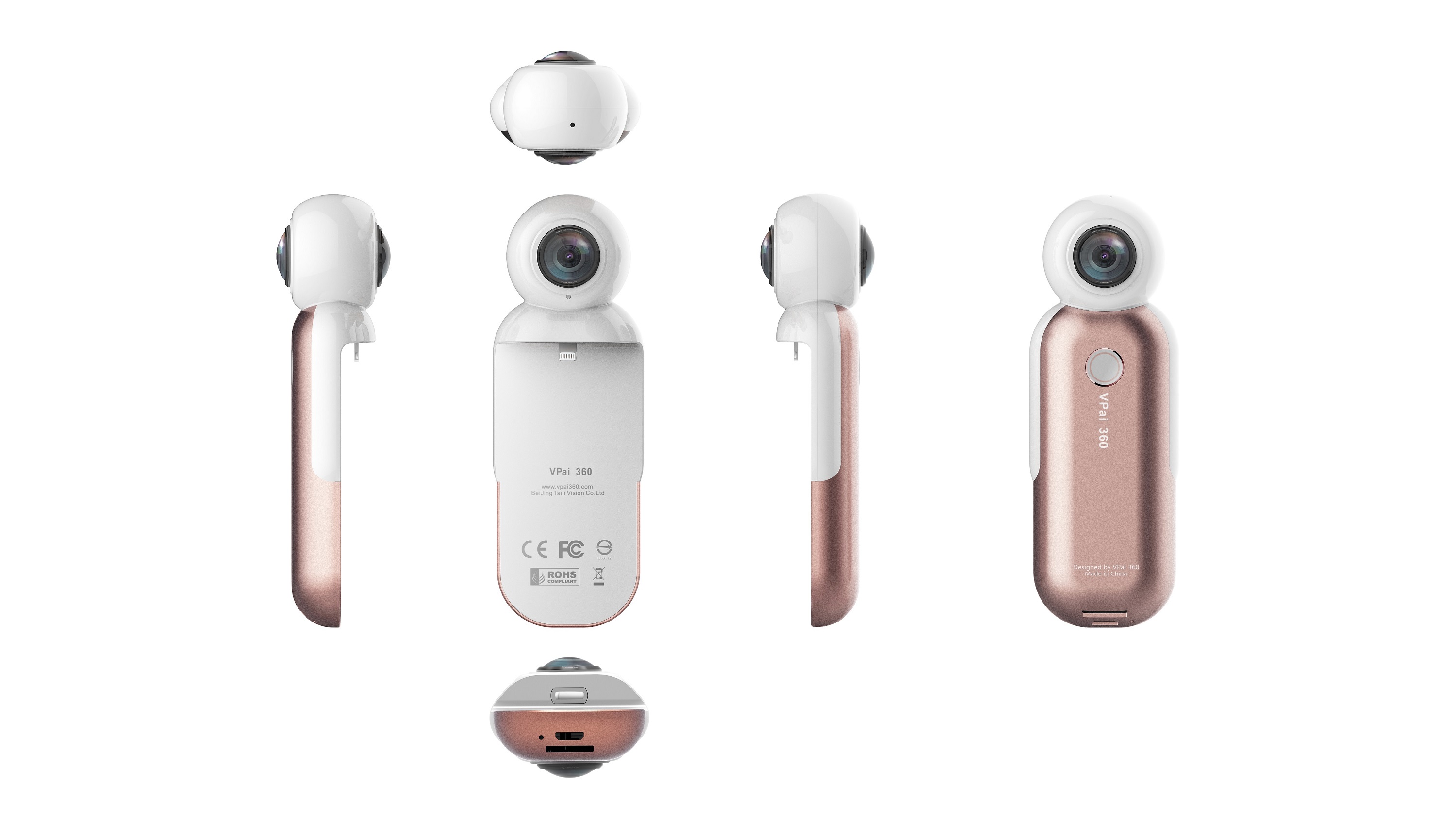 VRCam X2, die flexible 360-Grad-Kamera für Apple iPhone Nutzer (Bildquelle:©VIA Technologies) VRCam X2, die flexible 360-Grad-Kamera für Apple iPhone Nutzer (Bildquelle:©VIA Technologies)