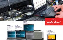 BULLMAN bietet ein Sortiment widerstandsfähiger mobiler Computer für berufliche Einsatzzwecke an. Bi