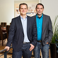 Netgo Geschäftsführung: Benedikt Kisner & Patrick Kruse (von links)