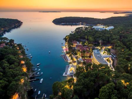 Die Čikat-Bucht in Mali Lošinj