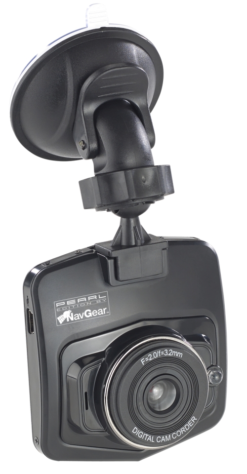 NavGear MDV-640 VGA-Dashcam mit Bewegungserkennung und 6,1-cm-Farb-Display (2,4"), www.pearl.de