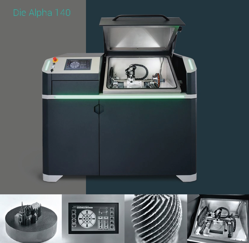 Die Alpha 140: Eine vollwertige Laserschmelzanlage zu geringen Investitionskosten. (Bildquelle: Frau