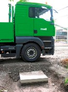 Die Mall-Sickerkammer ermöglicht volle Befahrbarkeit bei ortsnaher Versickerung. (Mall GmbH) Die Mall-Sickerkammer ermöglicht volle Befahrbarkeit bei ortsnaher Versickerung. (Mall GmbH)