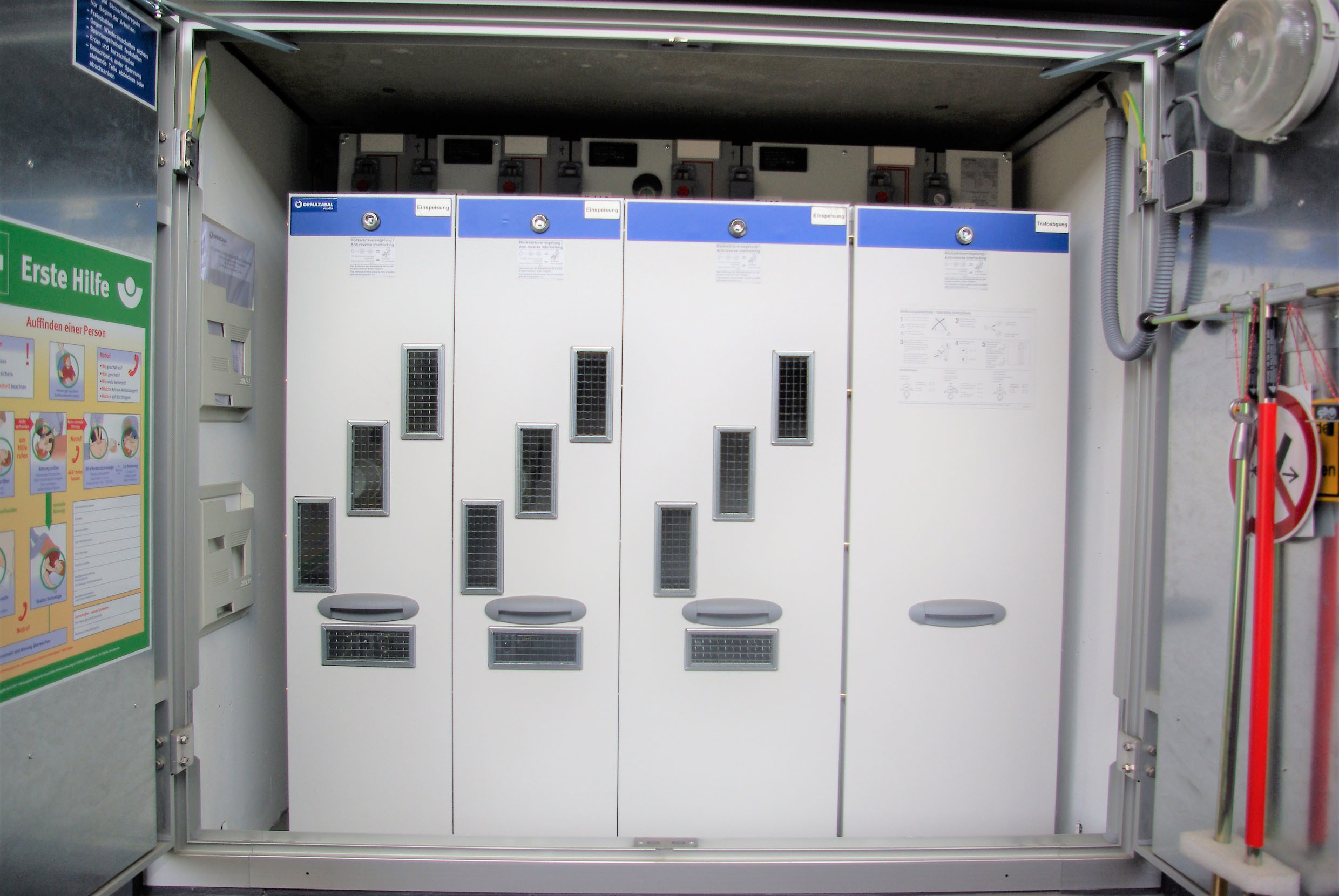 Mittelspannungsschaltanlagen des Typs ga3k1ts von Ormazabal (Bildquelle: Ormazabal)