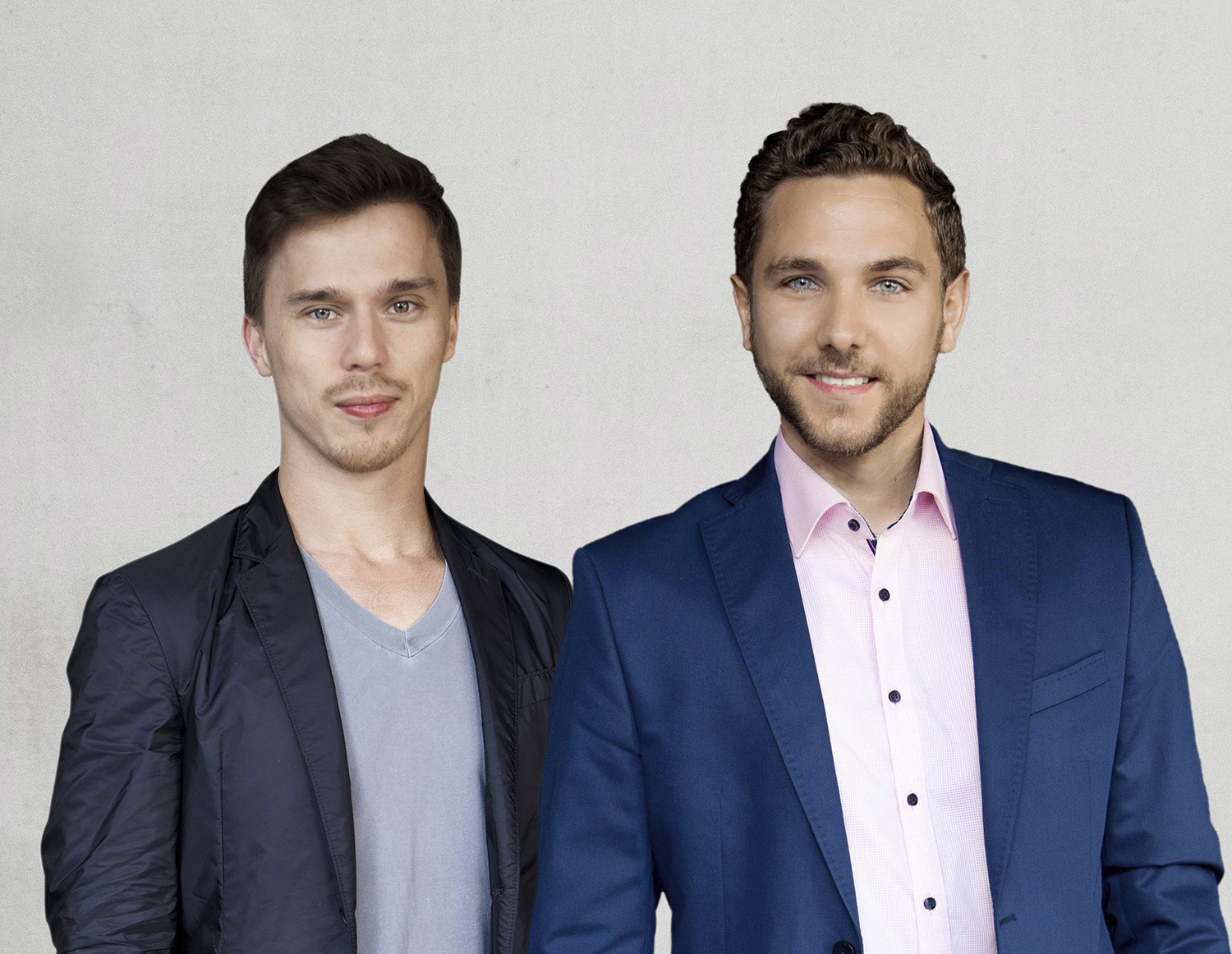 Remo Pientka (li.) und Robin Kuntzsch, Projektleiter bei wu personal