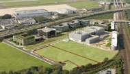 Das Quartier (n) mit dem markierten, rd. 12.000 m² großen Projekt-Grundstück Das Quartier (n) mit dem markierten, rd. 12.000 m² großen Projekt-Grundstück