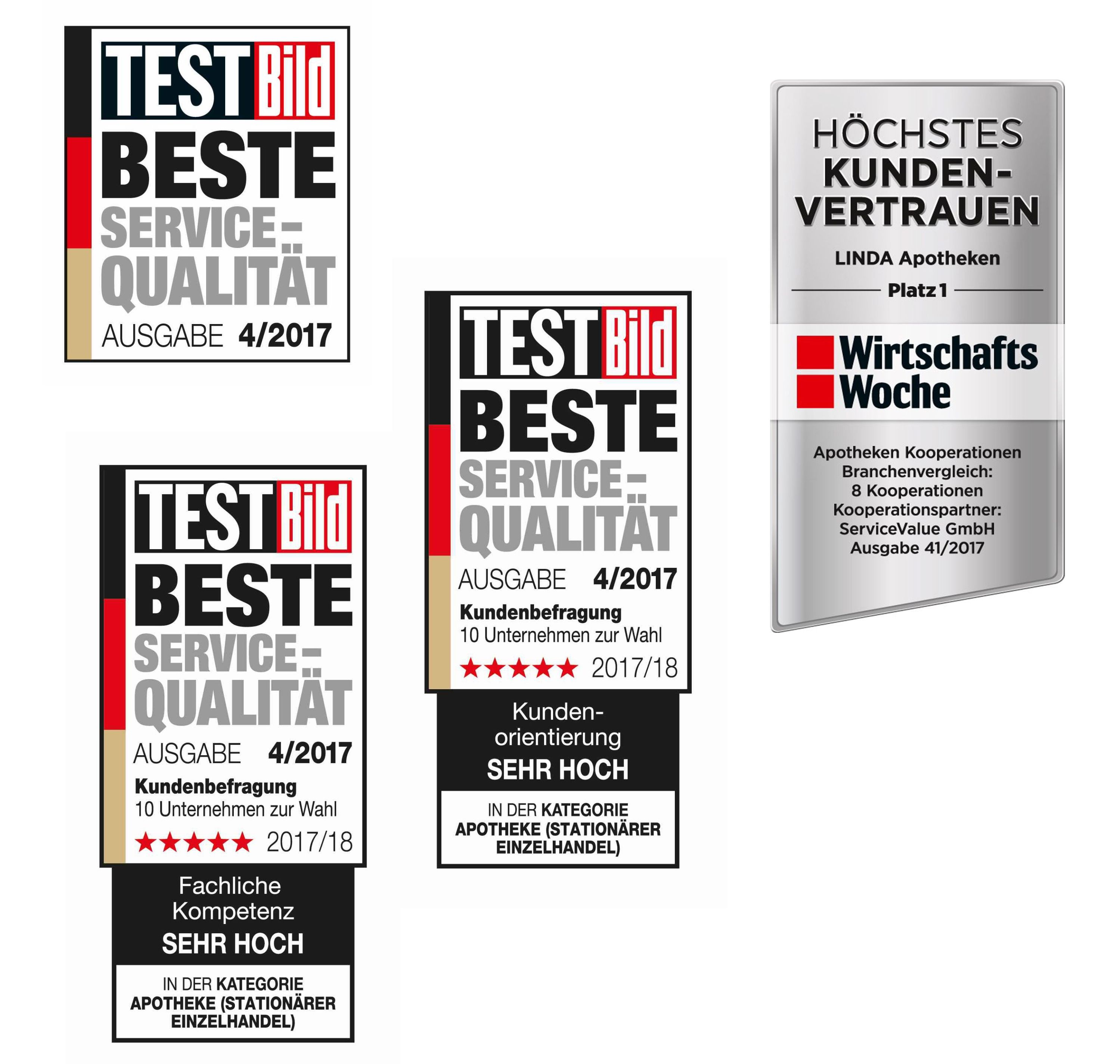 Voller Erfolg: LINDA wird erneut von TEST Bild und WirtschaftsWoche für ausgezeichnet. (Bildquelle: Voller Erfolg: LINDA wird erneut von TEST Bild und WirtschaftsWoche für ausgezeichnet. (Bildquelle: