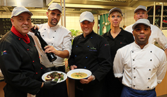 Die Teams von ABConcepts und der Kost.bar bieten derzeit frische Wildgerichte an.  © Holger Bernert