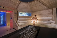 Pärchen in der Eventsauna