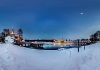 Winterlicher Thermalsee von Hévíz 