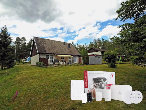 Smarte Alarmanlage von tapHome in einem Ferienhaus in Südschweden Smarte Alarmanlage von tapHome in einem Ferienhaus in Südschweden