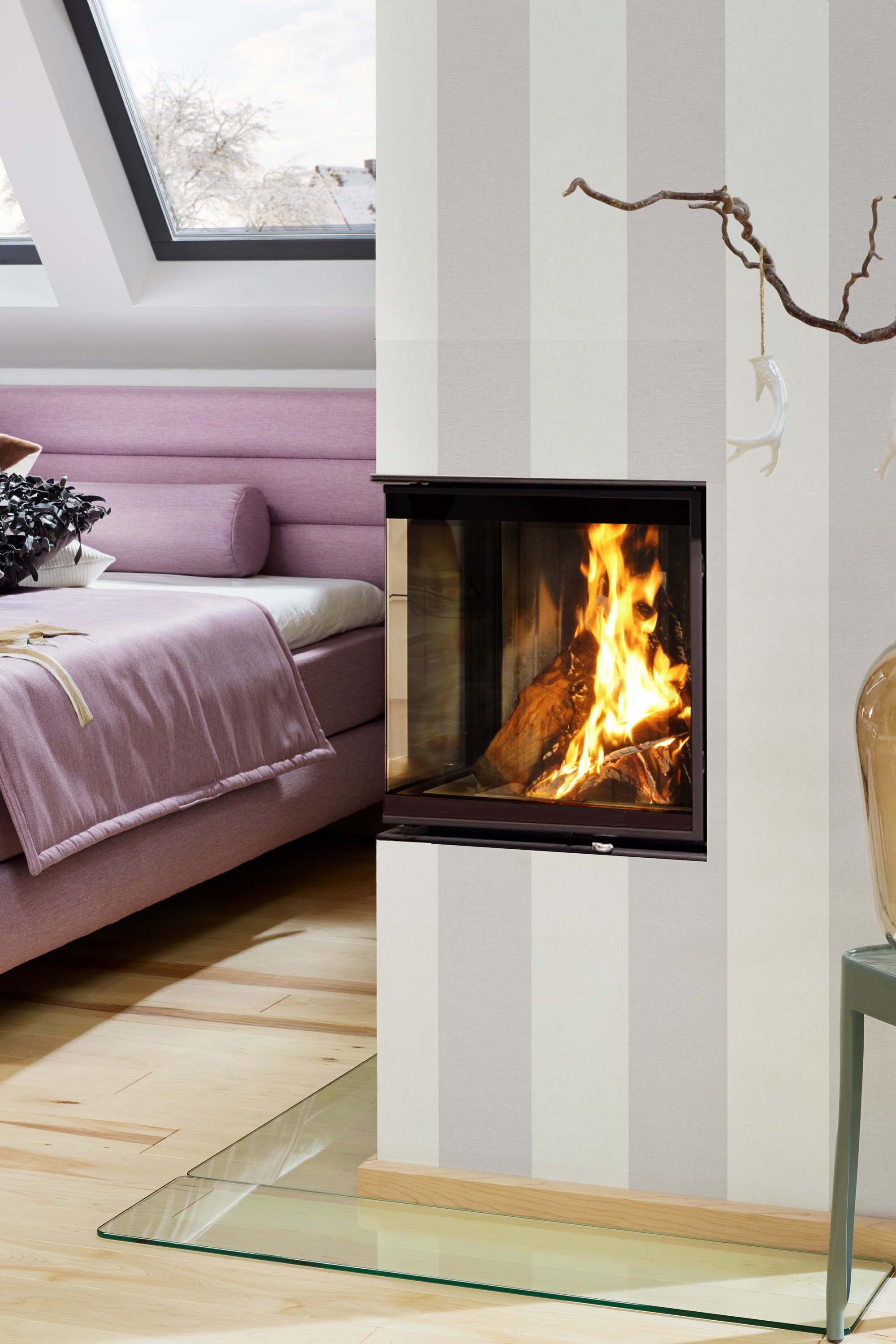 Ökologische Holzheizung mit einem Mehr an Feuer