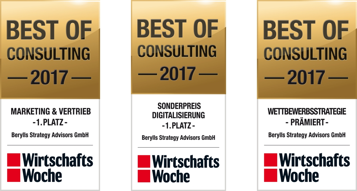 Spitzenränge für die Münchner Topmanagement Beratung Berylls Spitzenränge für die Münchner Topmanagement Beratung Berylls
