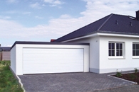 Doppelgarage mit direktem Durchgang zu Haus und Garten. Bild: tdx/Exklusiv-Garagen Doppelgarage mit direktem Durchgang zu Haus und Garten. Bild: tdx/Exklusiv-Garagen