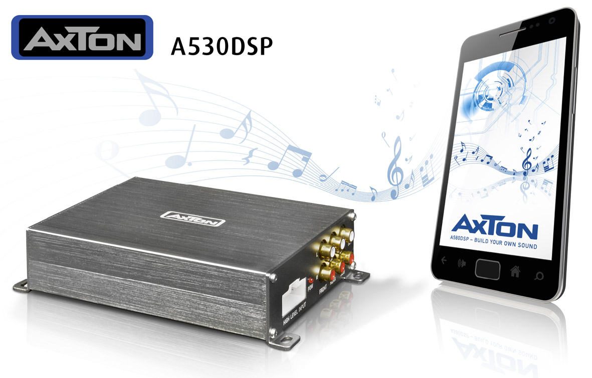 AXTON Endstufe A530DSP: einstellbar per Smartphone AXTON Endstufe A530DSP: einstellbar per Smartphone