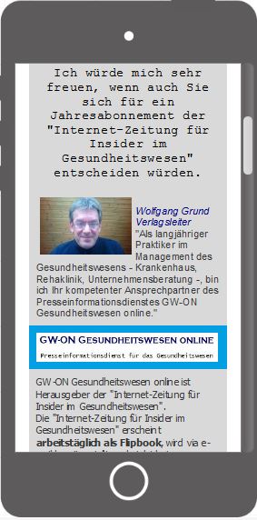Wolfgang Grund: Verlagsleiter GW-ON - Presseinformationsdienst Gesundheitswesen Wolfgang Grund: Verlagsleiter GW-ON - Presseinformationsdienst Gesundheitswesen