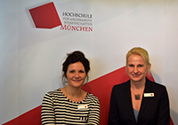 Daniela Schuff (re.) mit ihrer Mitarbeiterin Julia Hoffmann. (Foto: Bernhard Krebs)
