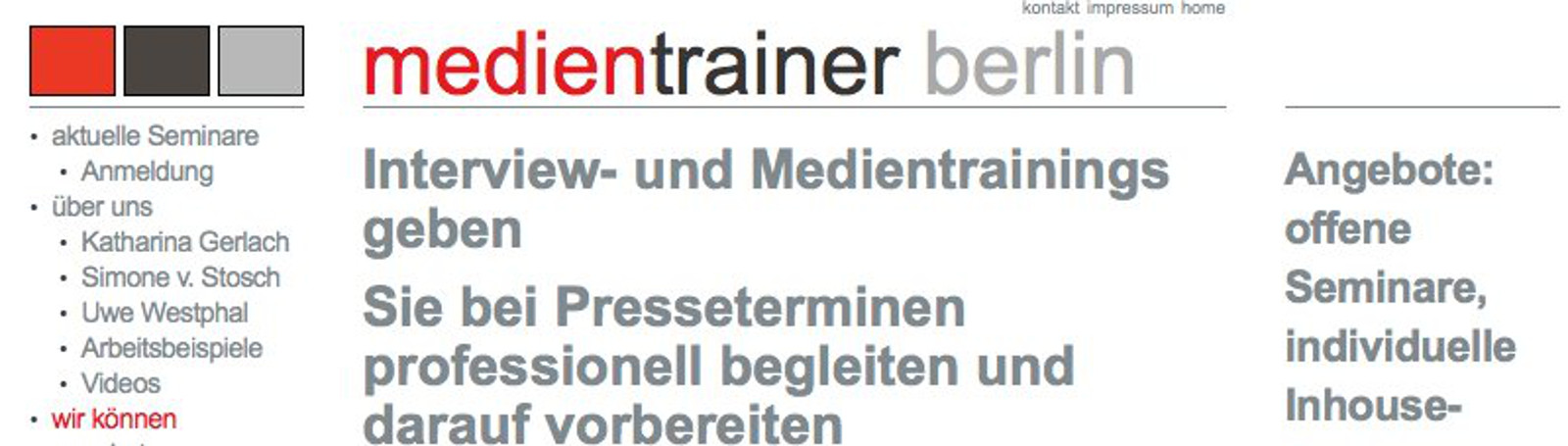 www.medientrainer-berlin.de www.medientrainer-berlin.de