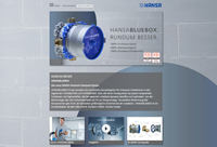 Verkaufsunterstützung: Die Microsite mit Themen rund um HANSABLUEBOX. Foto: Hansa Armaturen GmbH Verkaufsunterstützung: Die Microsite mit Themen rund um HANSABLUEBOX. Foto: Hansa Armaturen GmbH