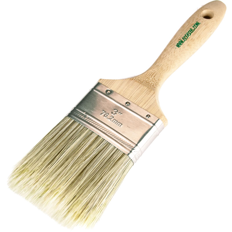 Der Pinsel ist aus nachwachsendem Bambus, recyceltem Kunststoff und Metall sowie Naturhaar Der Pinsel ist aus nachwachsendem Bambus, recyceltem Kunststoff und Metall sowie Naturhaar