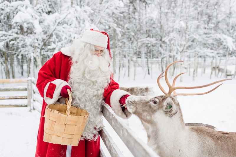 Einmal fliegen mit dem Weihnachtsmann! (Bildquelle:©Photographer Juho Kuva)