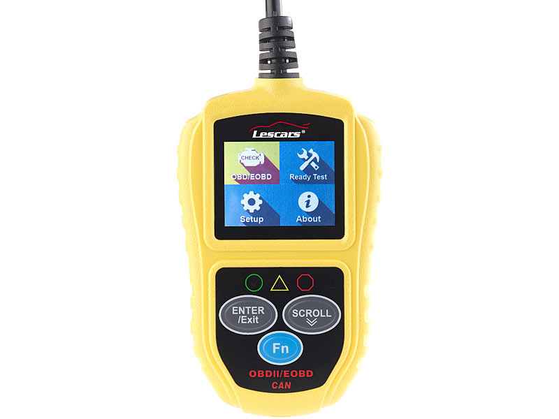 Universelles OBD2-Diagnosegerät, 5,1-cm-Farb-Display