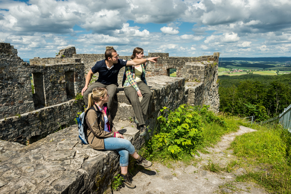 Die Haßberge bieten Wanderern tolle Ausblicke. (Bildquelle: epr/Haßberge Tourismus/A. Hub)