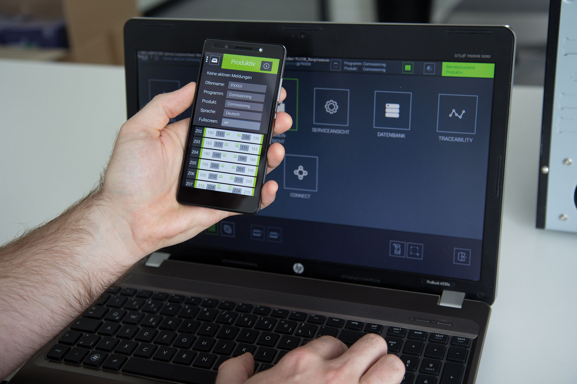 ViCON Software-Bedienoberfläche und ViCON App ViCON Software-Bedienoberfläche und ViCON App