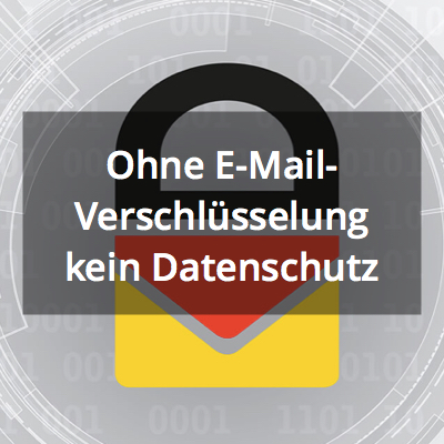 E-Mail-Verschlüsselung gehört zum Maßnahmenkatalog der Datenschutz-Grundverordnung (DSGVO) E-Mail-Verschlüsselung gehört zum Maßnahmenkatalog der Datenschutz-Grundverordnung (DSGVO)
