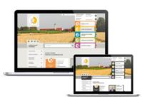 Neue, barrierefreie Homepage des Landkreises Augsburg mit Kontrastmodus.