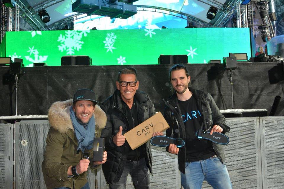 Mag. Hannes Zeichen (NEXT Inkubator), Klaus Leutgeb (Veranstalter Ski Opening)