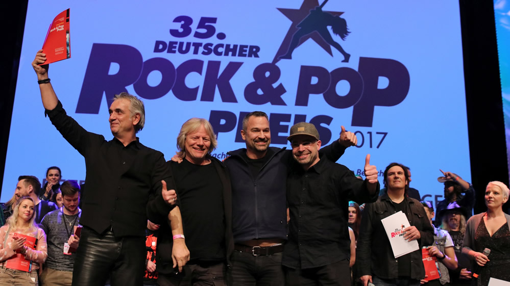 Frankfurter Rockband falb: Preisträger beim 35. Deutschen Rock& Pop Preis 2017