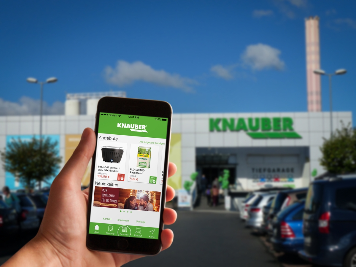 Ohne Wartezeit und Stress an der Kasse: Scan& Go bei Knauber Ohne Wartezeit und Stress an der Kasse: Scan& Go bei Knauber