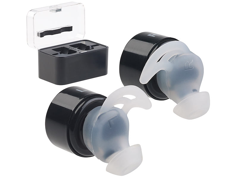 True Wireless In-Ear-Headset mit Powerbank-Etui, Bluetooth, Multipoint True Wireless In-Ear-Headset mit Powerbank-Etui, Bluetooth, Multipoint