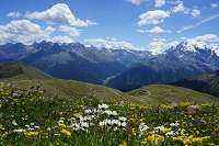 Atemberaubende Aussicht beim Wandern (Wanderhotel Vinschgerhof)