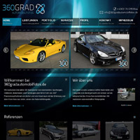360-Grad-Panoramafotos von Automobilen, Sportwagen, Oldtimern, Bikes und Fahrzeugen aller Art.