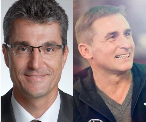 Der ehemalige Schiedsrichter Knut Kircher und der Trainer der U-21 Nationalmannschaft Stefan Kuntz. Der ehemalige Schiedsrichter Knut Kircher und der Trainer der U-21 Nationalmannschaft Stefan Kuntz.