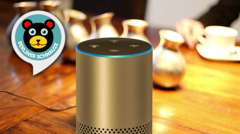 "Berliner Schnauze" ist eine kostenlos Skill bei amazon und lässt Alexa Berlinern
