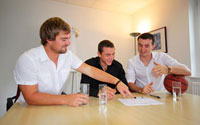 Gründer Jan Dähne, Benjamin Bantz, Pascal Weis Gründer Jan Dähne, Benjamin Bantz, Pascal Weis