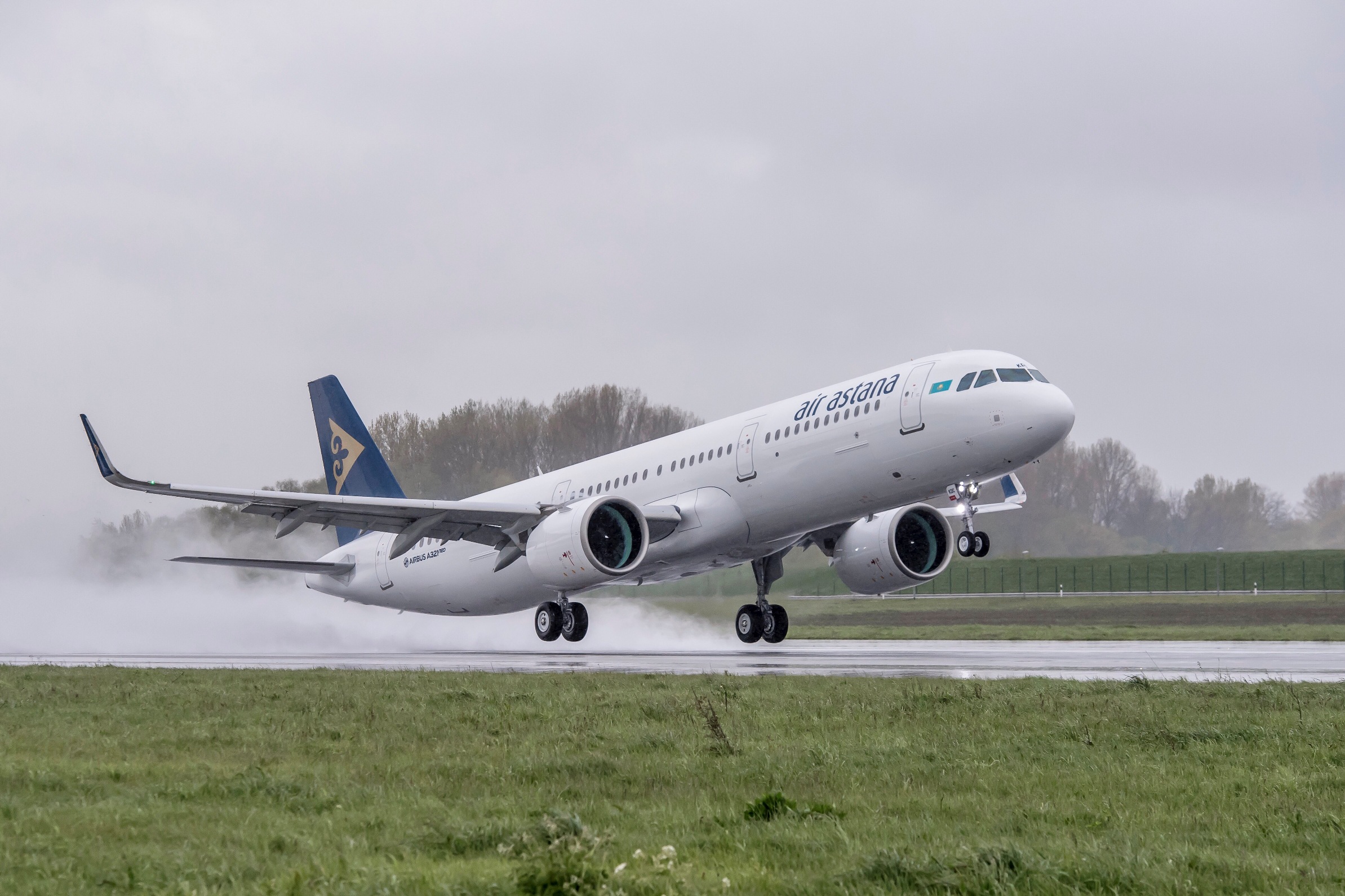 Air Astana setzt den ersten Airbus A321neo im Regionalverkehr ein.
