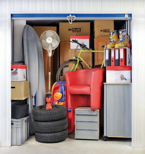6m2 Abteil voll © copyright MyPlace - SelfStorage 6m2 Abteil voll © copyright MyPlace - SelfStorage