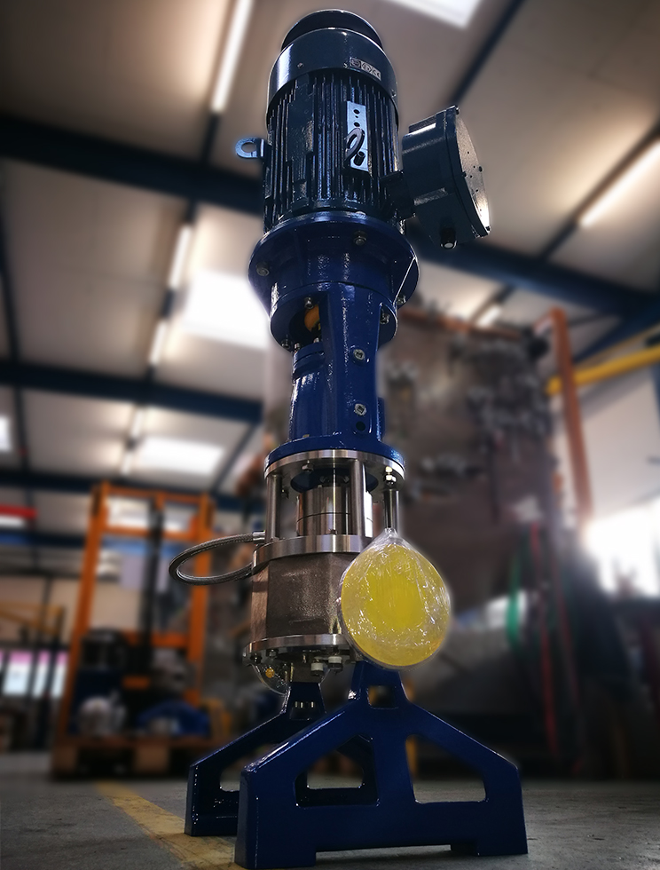 IL-BTO In-Line-Chemieprozesspumpe der CP Pumpen AG für die Förderung feststoffbeladener Flüssigkeite IL-BTO In-Line-Chemieprozesspumpe der CP Pumpen AG für die Förderung feststoffbeladener Flüssigkeite
