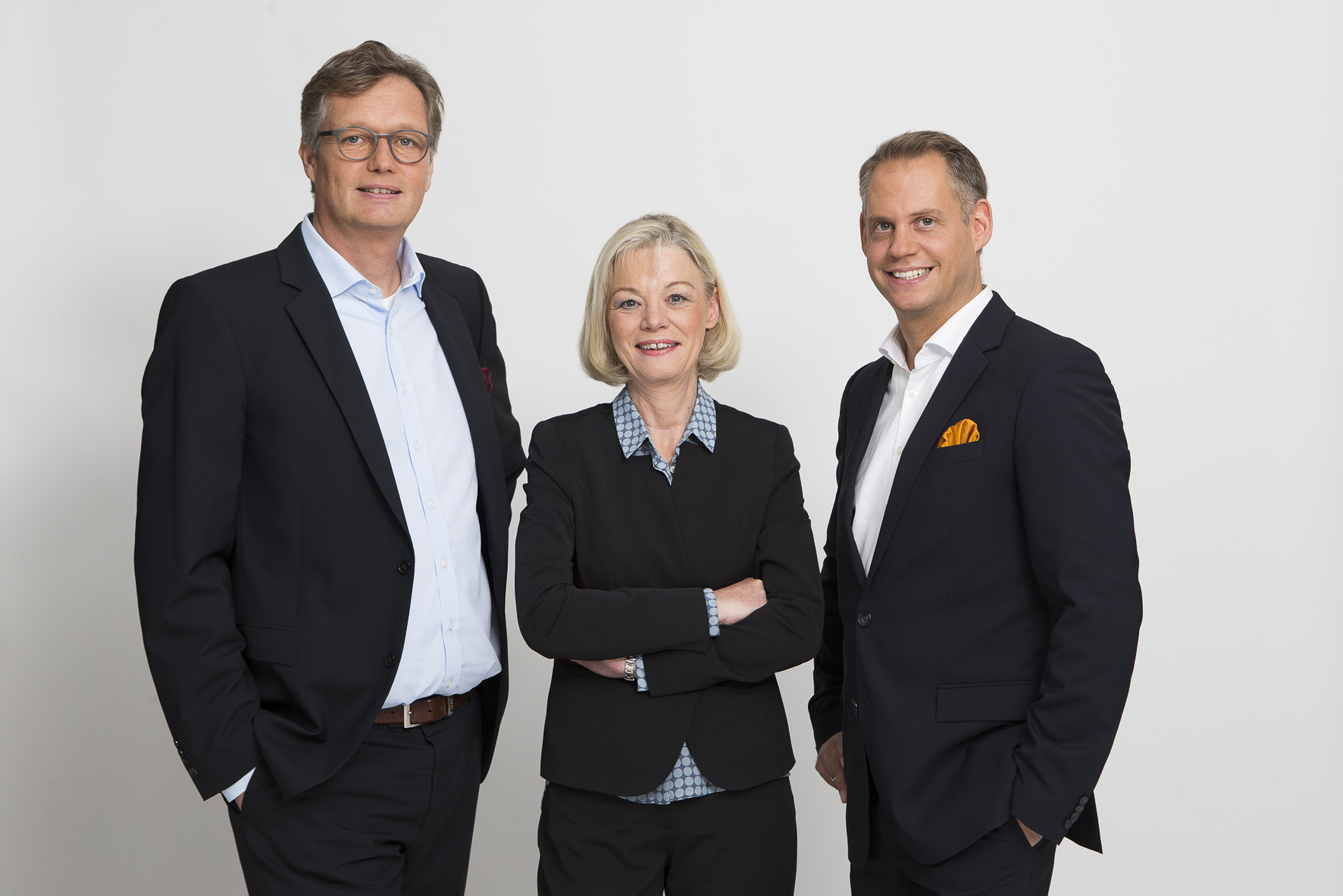 Führungsteam der nordwest-Gruppe: Björn Behrmann, Martina Kleine, Simon Schach (von links)