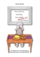 Mensch sitzt und isst