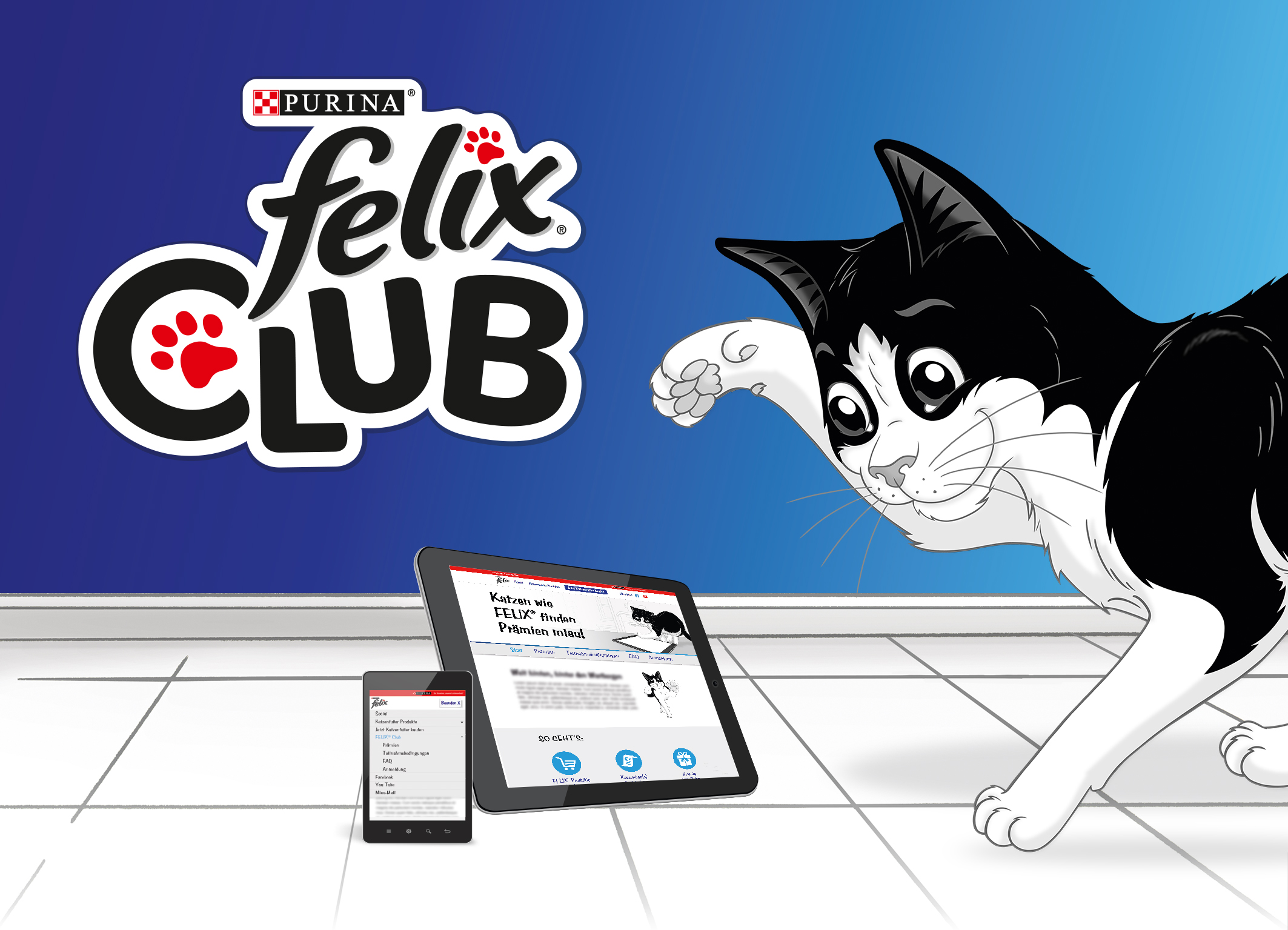 FELIX Club: Das neue Prämienprogramm von FELIX. (Bildquelle: NestléPurina PetCare) FELIX Club: Das neue Prämienprogramm von FELIX. (Bildquelle: NestléPurina PetCare)