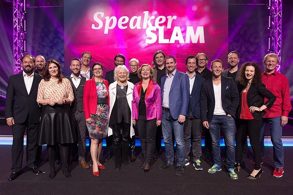 Teilnehmer des Speaker Slams Wien 2017