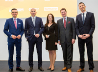 Die Walter Bouhon GmbH mit Dr. Michael Fraas und Sabine Michel. (Bild: SMIC! Events & Marketing) 