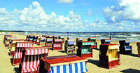 Strandkörbe in Swinemünde. Foto: Carsten Wolf/Travel-Netto