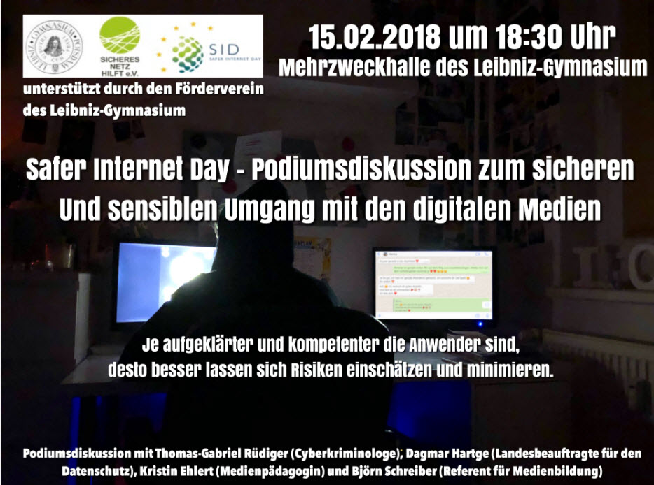 Safer Internet Day 2018 - Podiumsdiskussion